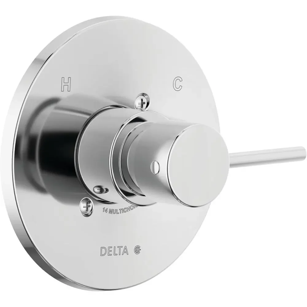 Delta Modern Shower Valve Kit - Trim & Handle Replacement, Chrome T14059-PP